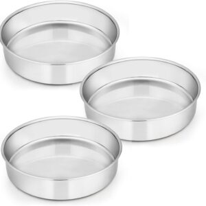 E-far 8 Inch Cake Pan Set of 3