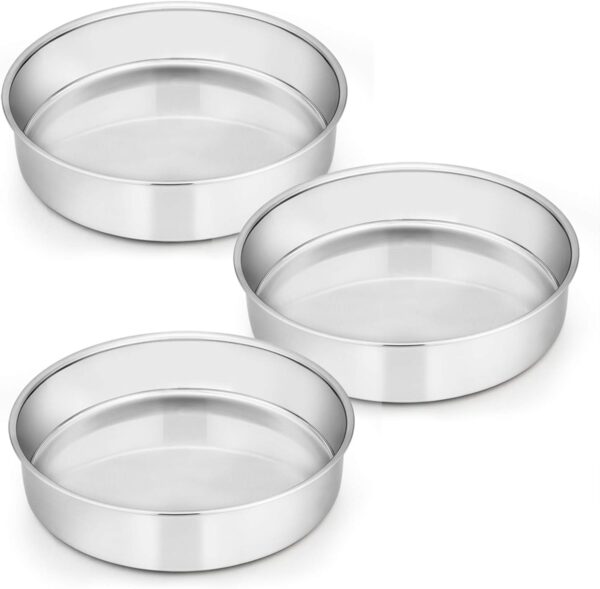E-far 8 Inch Cake Pan Set of 3